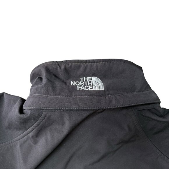 North Face Summit Series Jacket Mens Medium Full Zip Black Soft Shell *No Hood - Picture 8 of 10